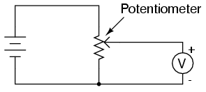 Electronics Tutorial Experiments DC Circuits Potentiometer ...